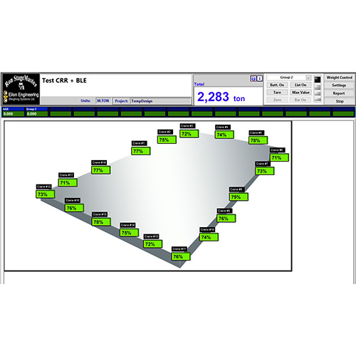 Screenshot of Ron StageMaster software